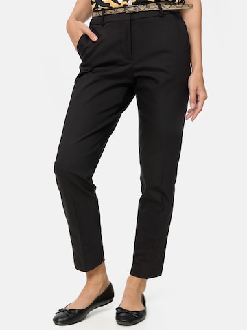 Orsay Regular Trousers with creases in Black: front