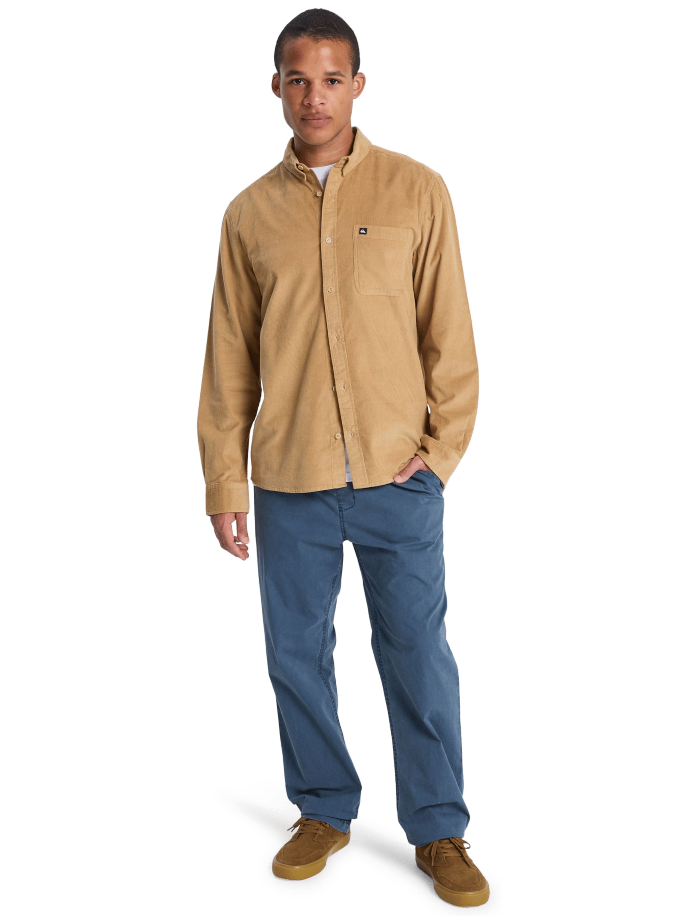 QUIKSILVER Regular Fit Hemd in Beige