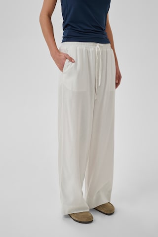 My Essential Wardrobe Wide Leg Hose 'Dias' in Weiß