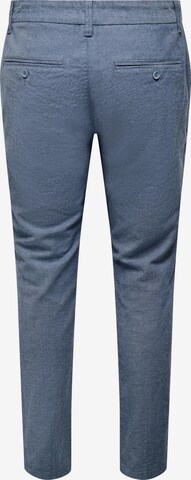 Only & Sons Regularen Chino hlače 'MARK' | modra barva