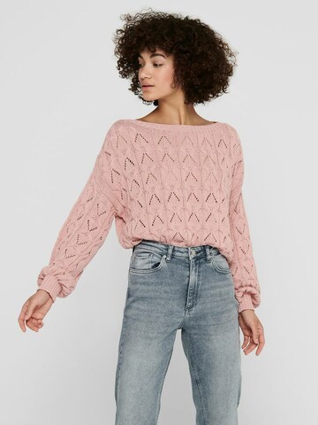 Only Petite Sweater in Red: front