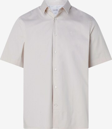 Calvin Klein Regular fit Button Up Shirt in Grey: front