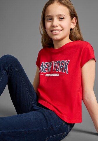 Kidsworld T-Shirt in Rot