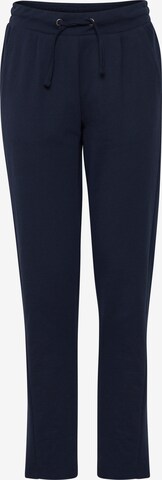 Fransa Slimfit Broek in Blauw: voorkant