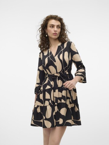 VERO MODA Blusenkleid in Schwarz: Vorderseite
