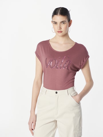 ABOUT YOU Shirt 'Justine' in Roze: voorkant