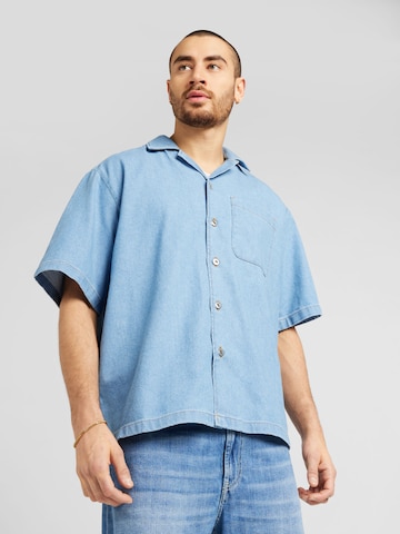HUGO Blue Regularny krój Koszula 'Eligino' w kolorze niebieski: przód