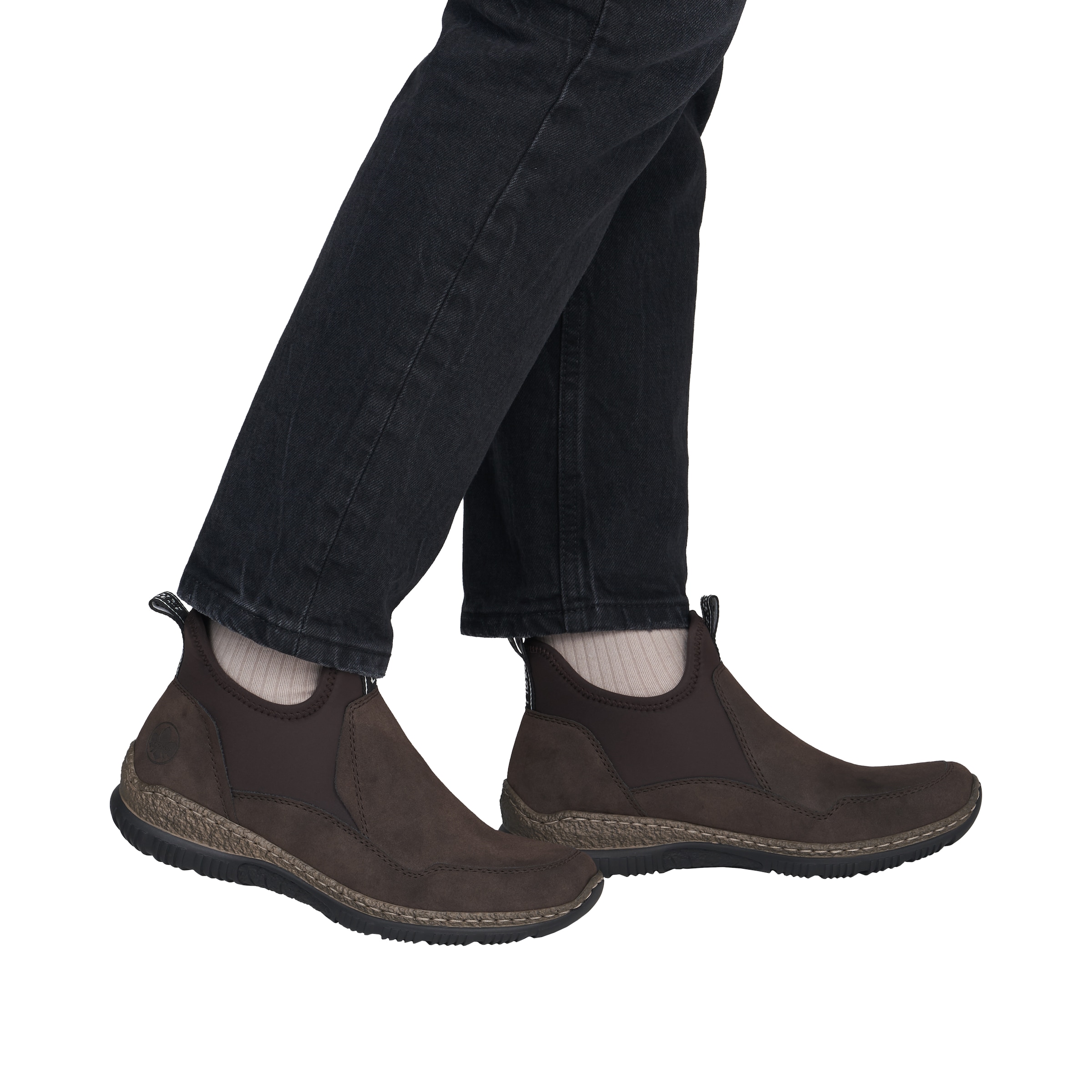 Rieker Slip On in Braun: Vorderseite