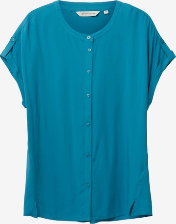 TOM TAILOR Blouse in Blauw: voorkant