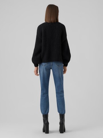VERO MODA Knit cardigan 'Maybe' in Black