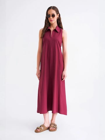 MixRay - Vestido em vermelho: frente