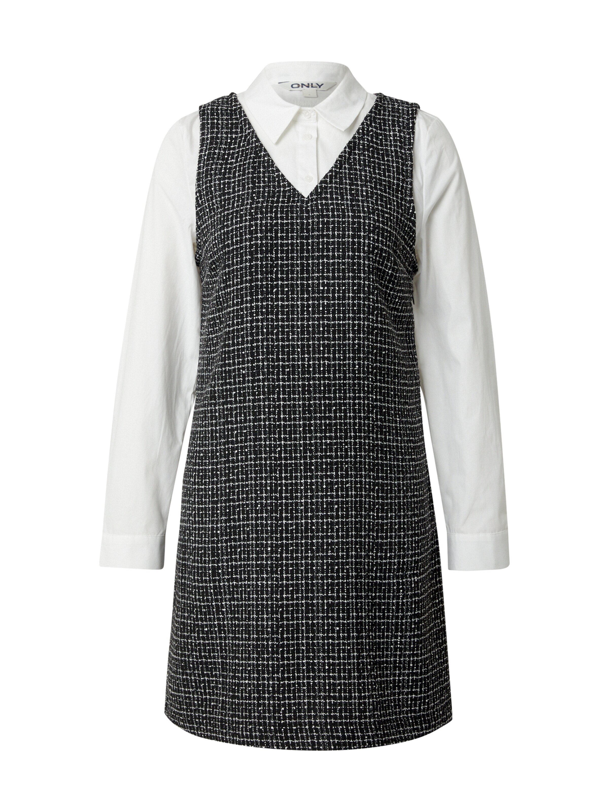 Abito camicia di ONLY in nero: frontale