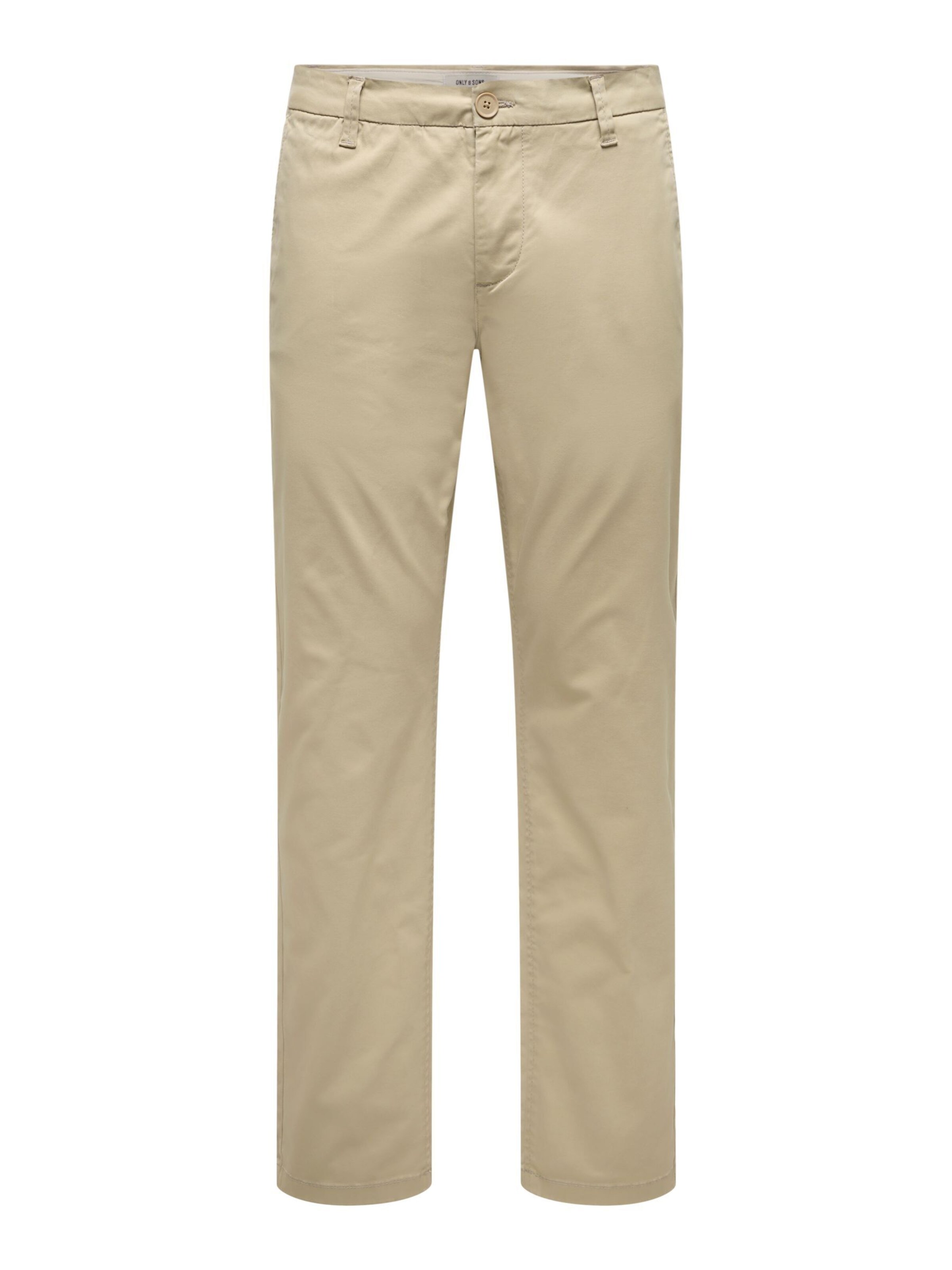 Only & Sons - Pantalón 'ONSWeft' en marrón: frente