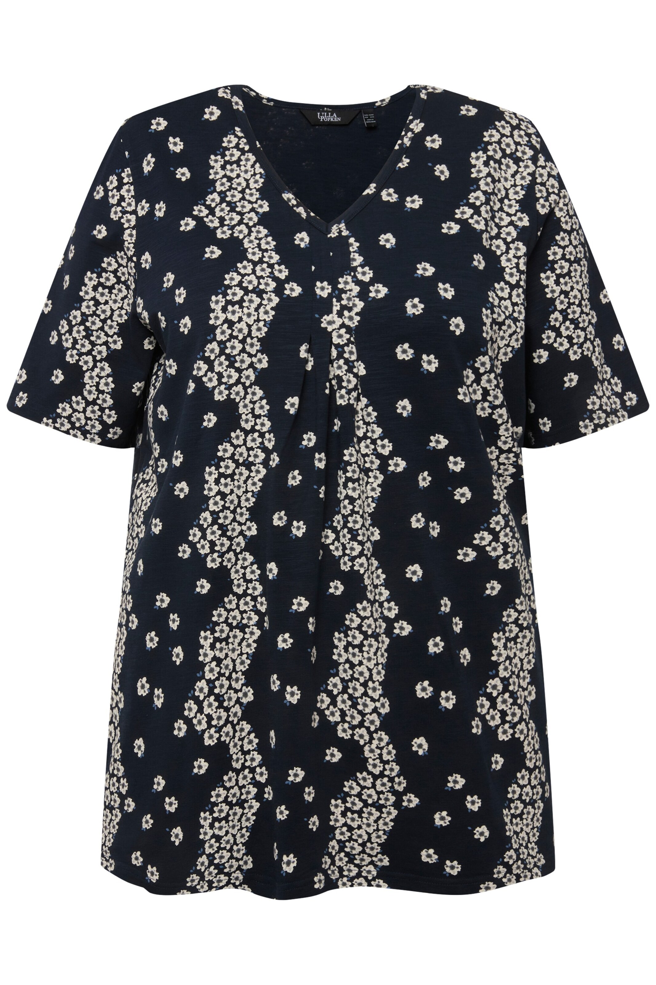 Ulla Popken Shirt in Blauw: voorkant