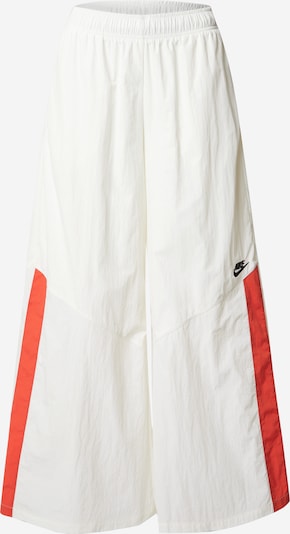 Nike Sportswear Παντελόνι σε κρεμ / κόκκινο / μαύρο, Άποψη προϊόντος