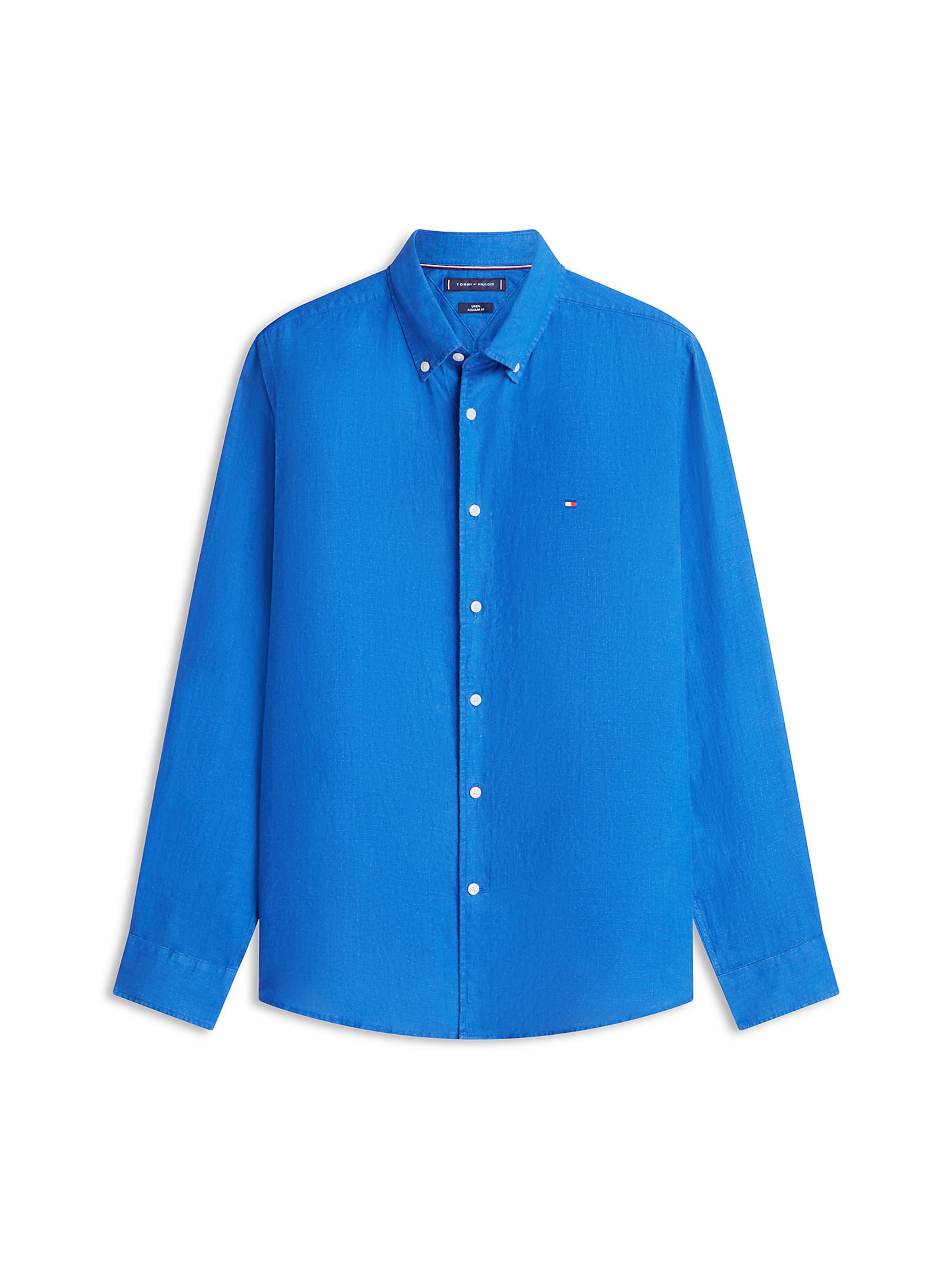 TOMMY HILFIGER Regular fit Button Up Shirt in Blue: front