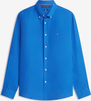 TOMMY HILFIGER Button Up Shirt in Blue: front