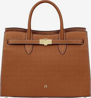 AIGNER Handbag in Brown: front