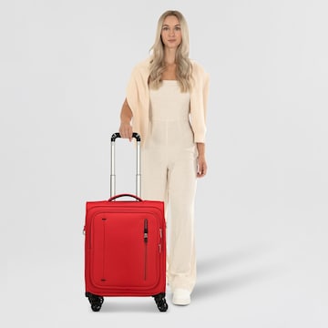 American Tourister Trolley in Rot: Vorderseite