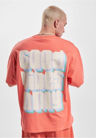 2Y Studios Shirt 'Good Vibes Only' in Oranje