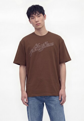 Karl Kani - Camisa em castanho: frente