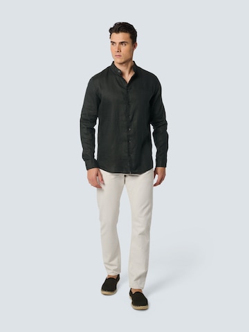 No Excess Regular fit Button Up Shirt 'Granddad' in Black