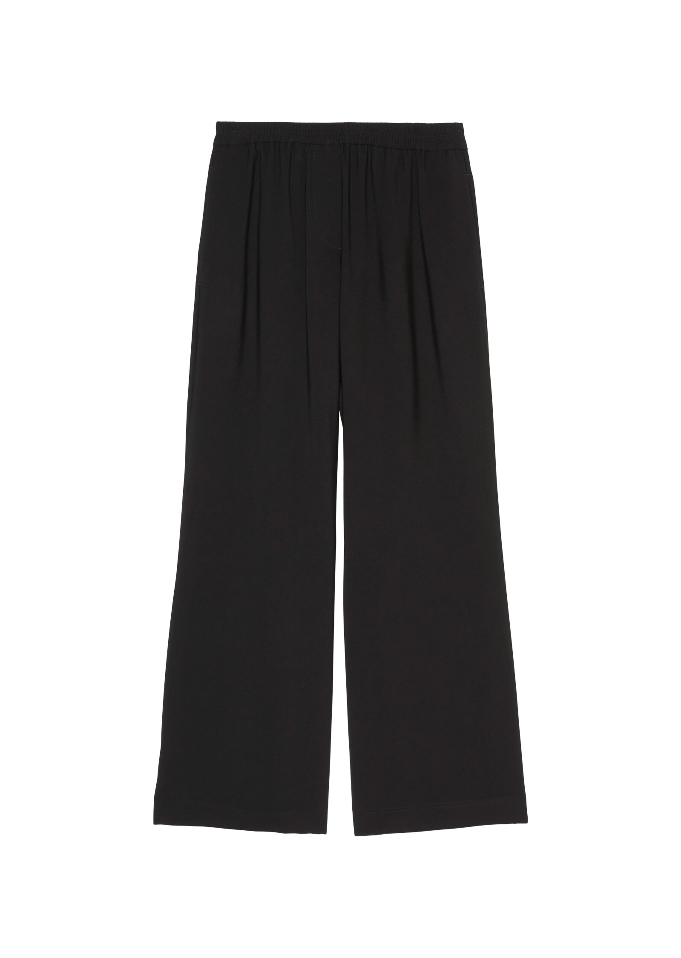 Loosefit Pantaloni di Marc O'Polo in nero: frontale