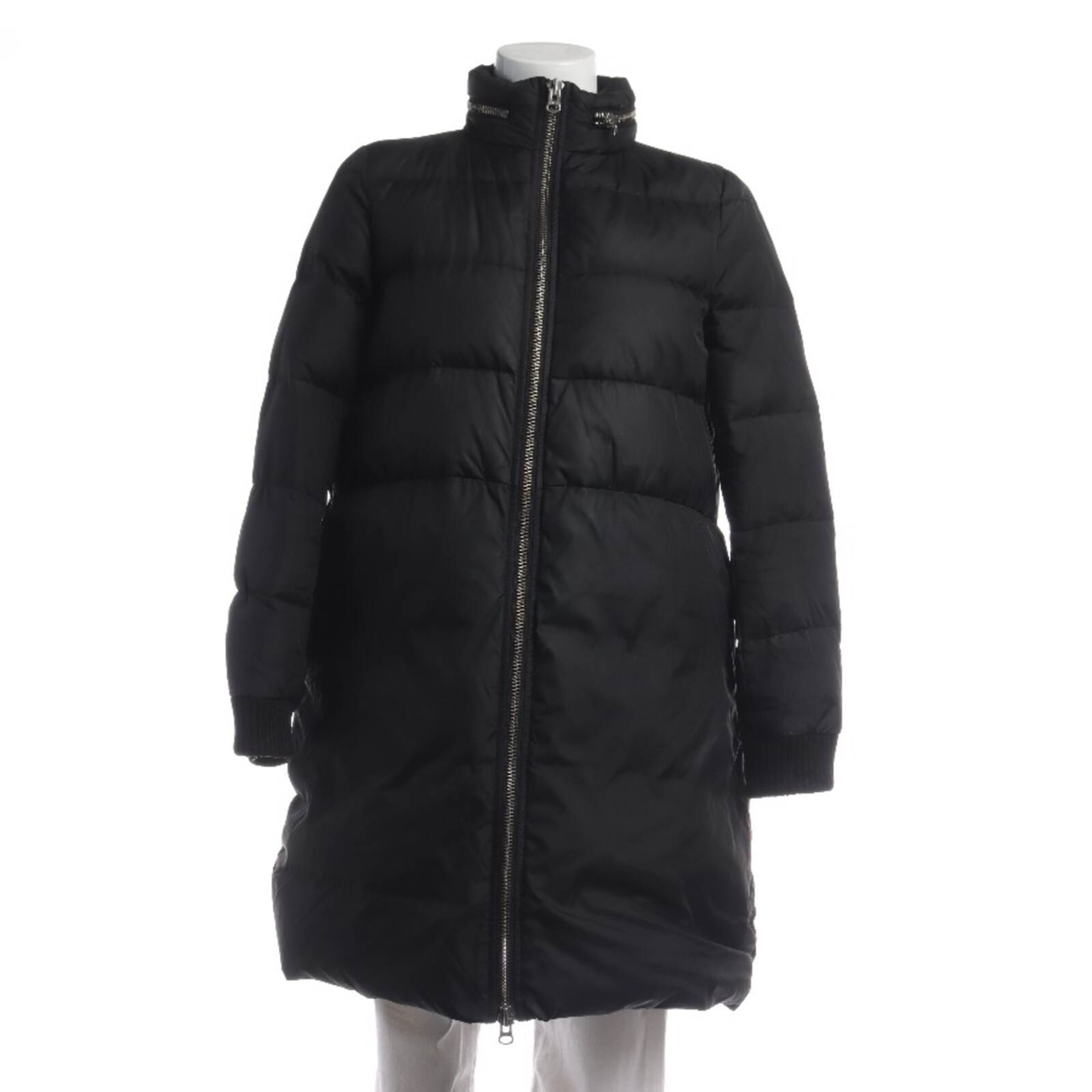 MM6 Jacket & Coat in XS in Black: front