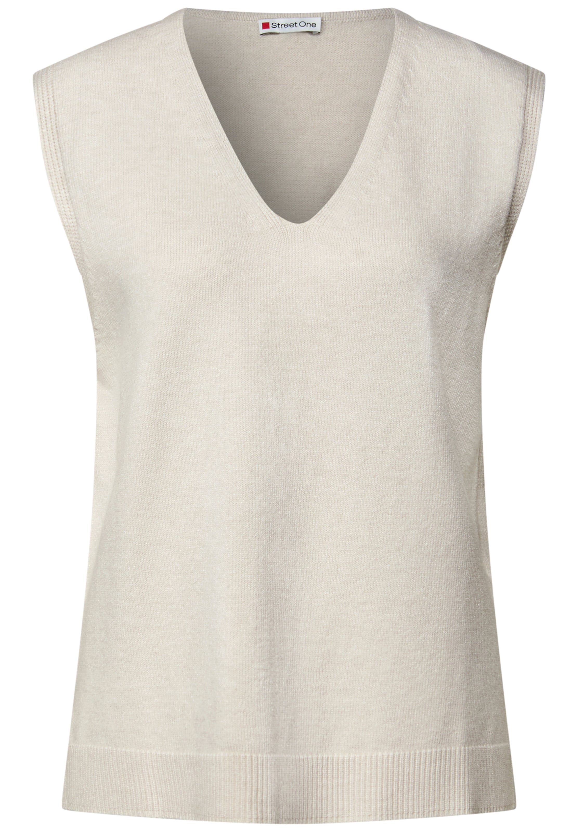 STREET ONE Pullunder in Beige: Vorderseite