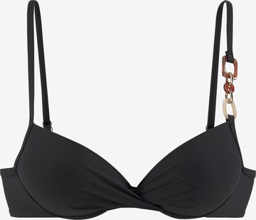 Invisible Hauts de bikini LASCANA en noir : devant