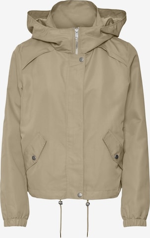 Vero Moda Curve Tussenparka in Beige: voorkant