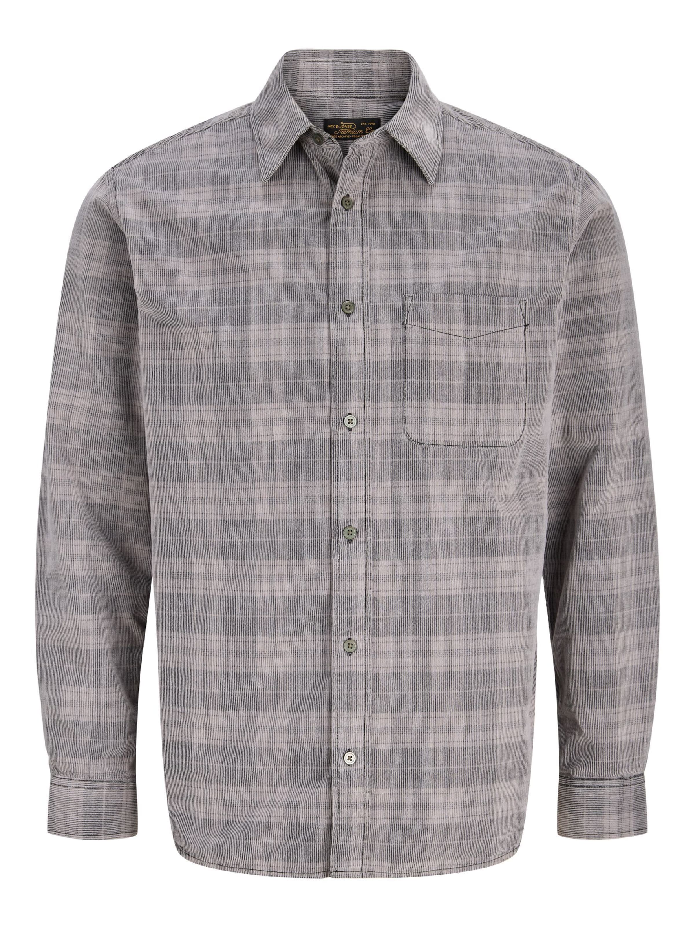 JACK & JONES Hemd in Grau: Vorderseite
