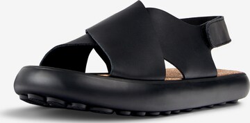 CAMPER Strap Sandals 'Pelotas Flota' in Black: front