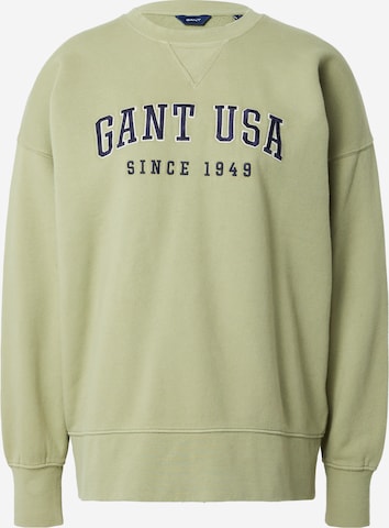 GANT Sweatshirt in Green: front