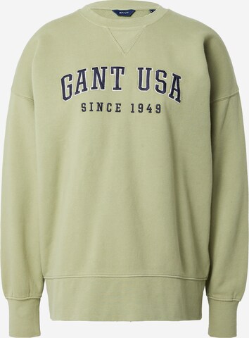 Sweat-shirt GANT en vert : devant