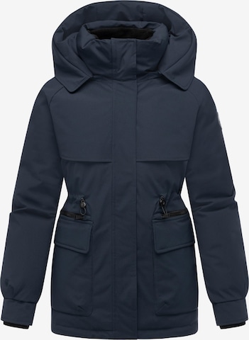 Manteau d’hiver 'Shigaraa XVI' MARIKOO en bleu : devant