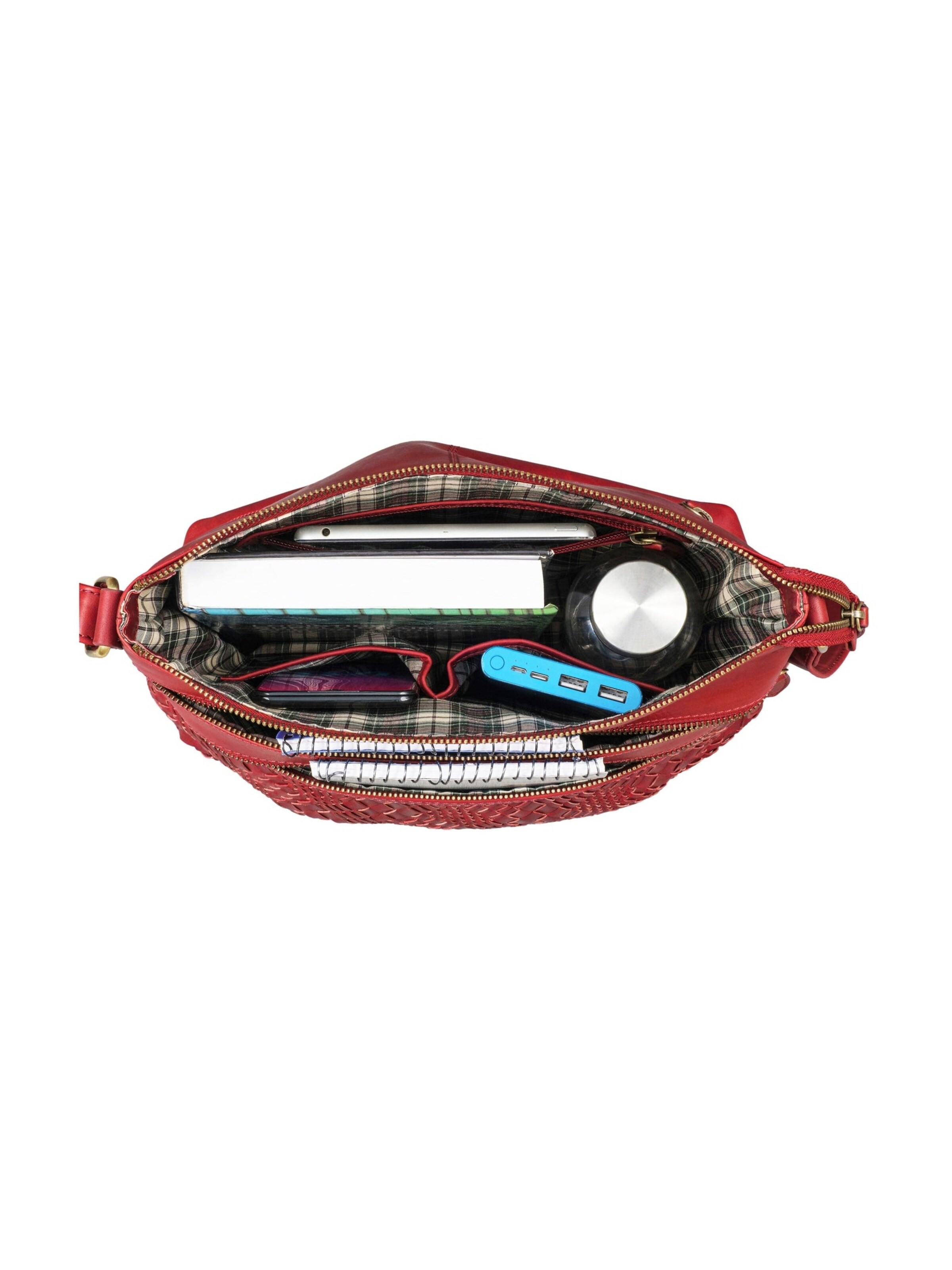 Benthill Shoulder Bag in Red