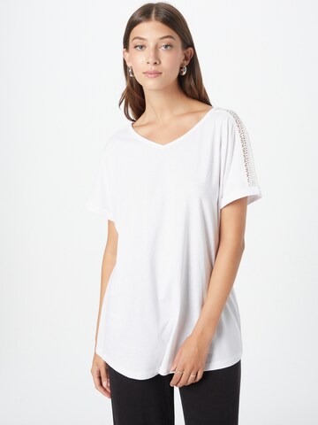 OVS Majica | bela barva: sprednja stran