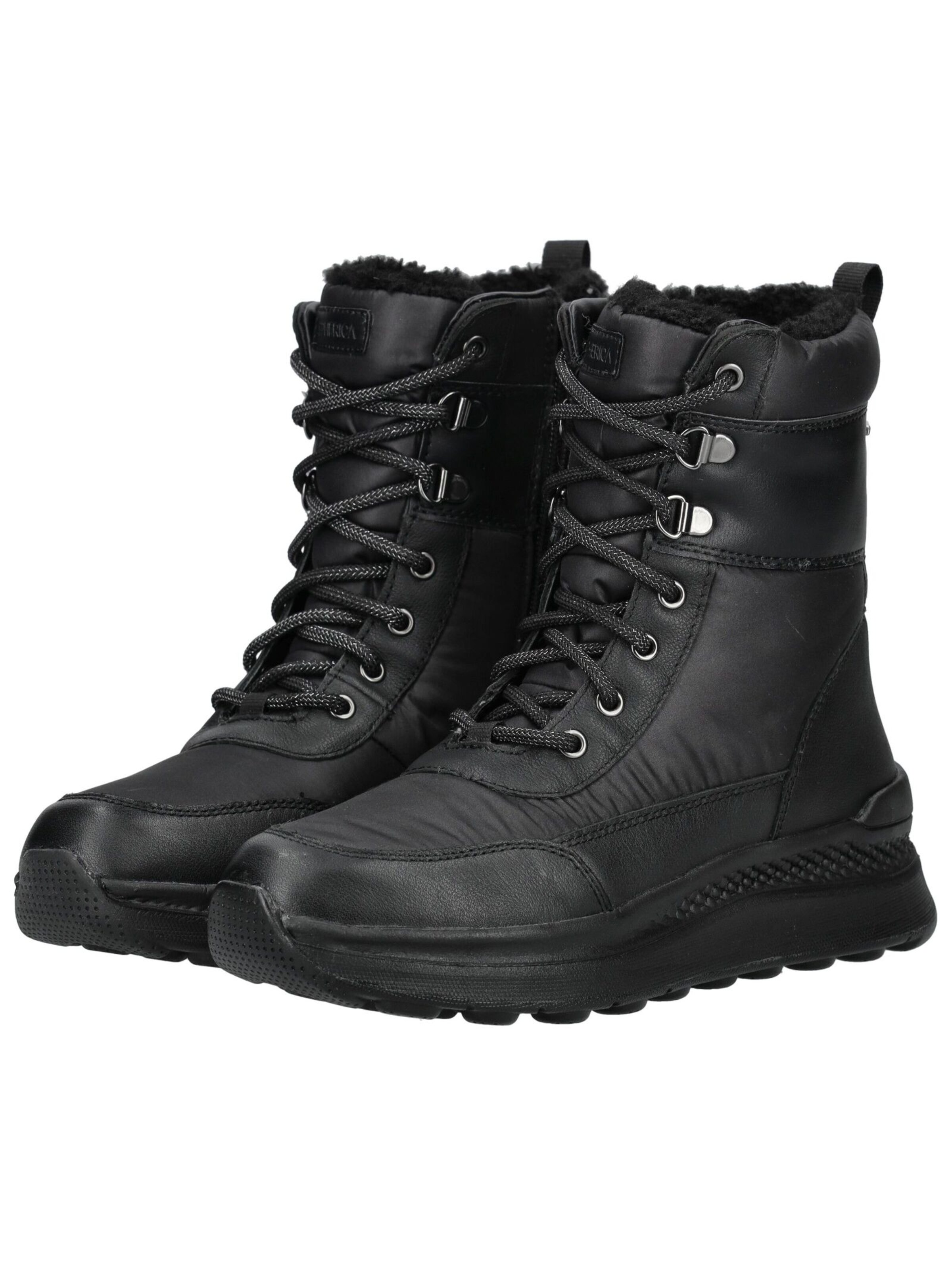 Bottines à lacets GEOX en noir