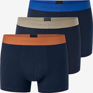 SCHIESSER Boksershorts '95/5 Cotton' i blå: forside