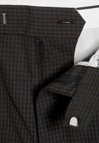 WEEKDAY Barrel Pleated Pants 'FELIX' in Brown