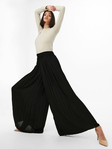 JDY Wide leg Pants 'Pila' in Black