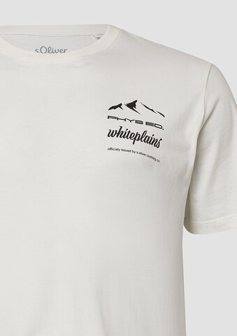 T-Shirt s.Oliver en blanc