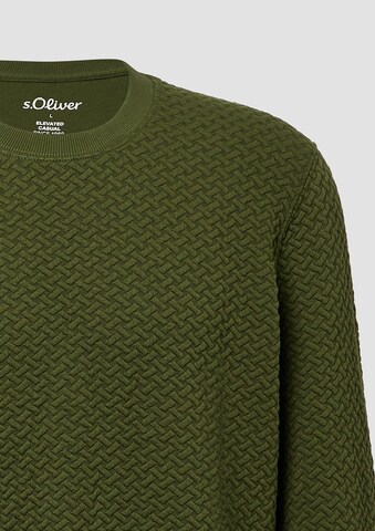 Sweat-shirt s.Oliver en vert