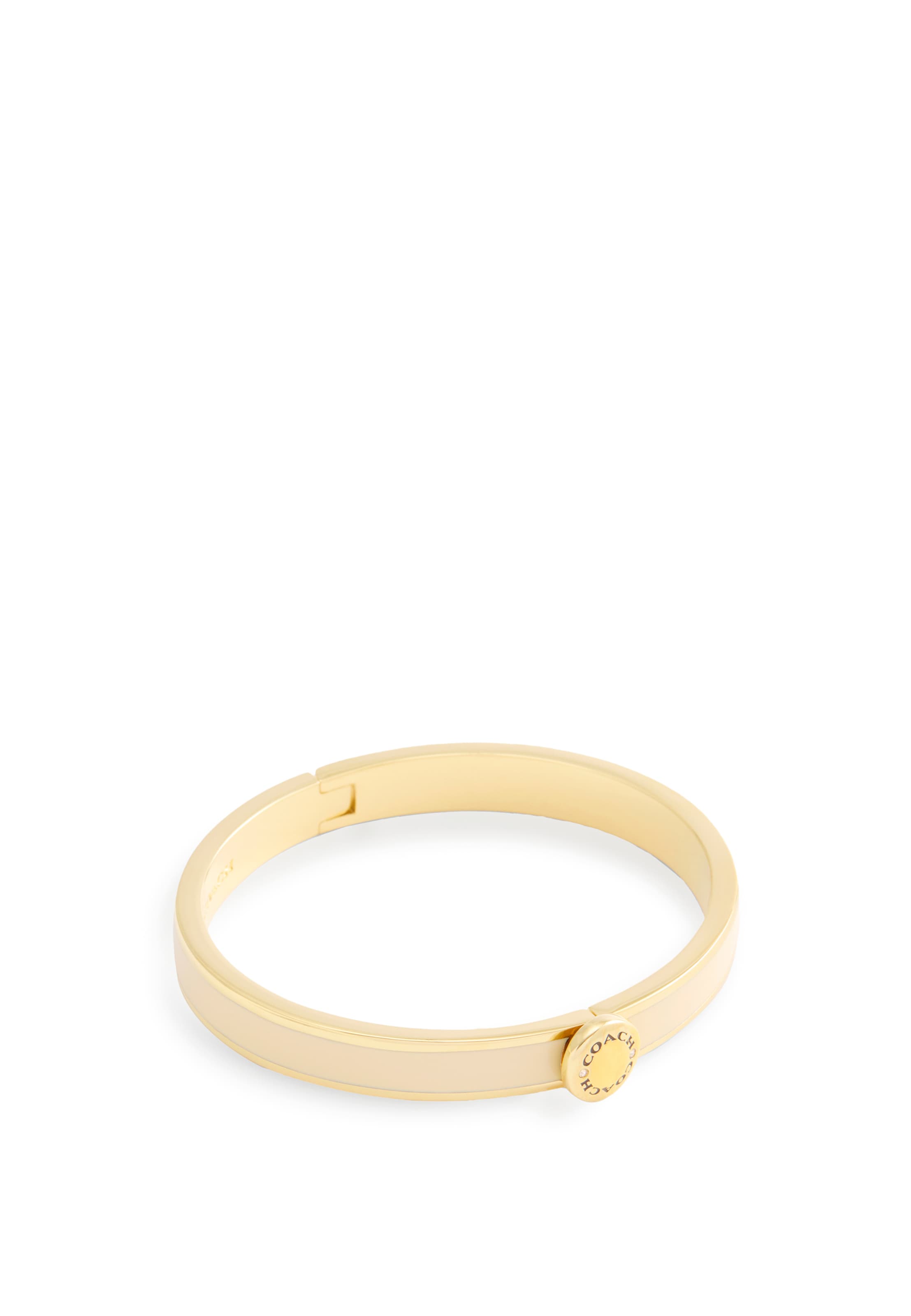 COACH Opaska w kolorze biały: przód