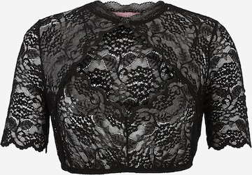 Krüger Madl Traditional blouse 'Sydney' in Black: front