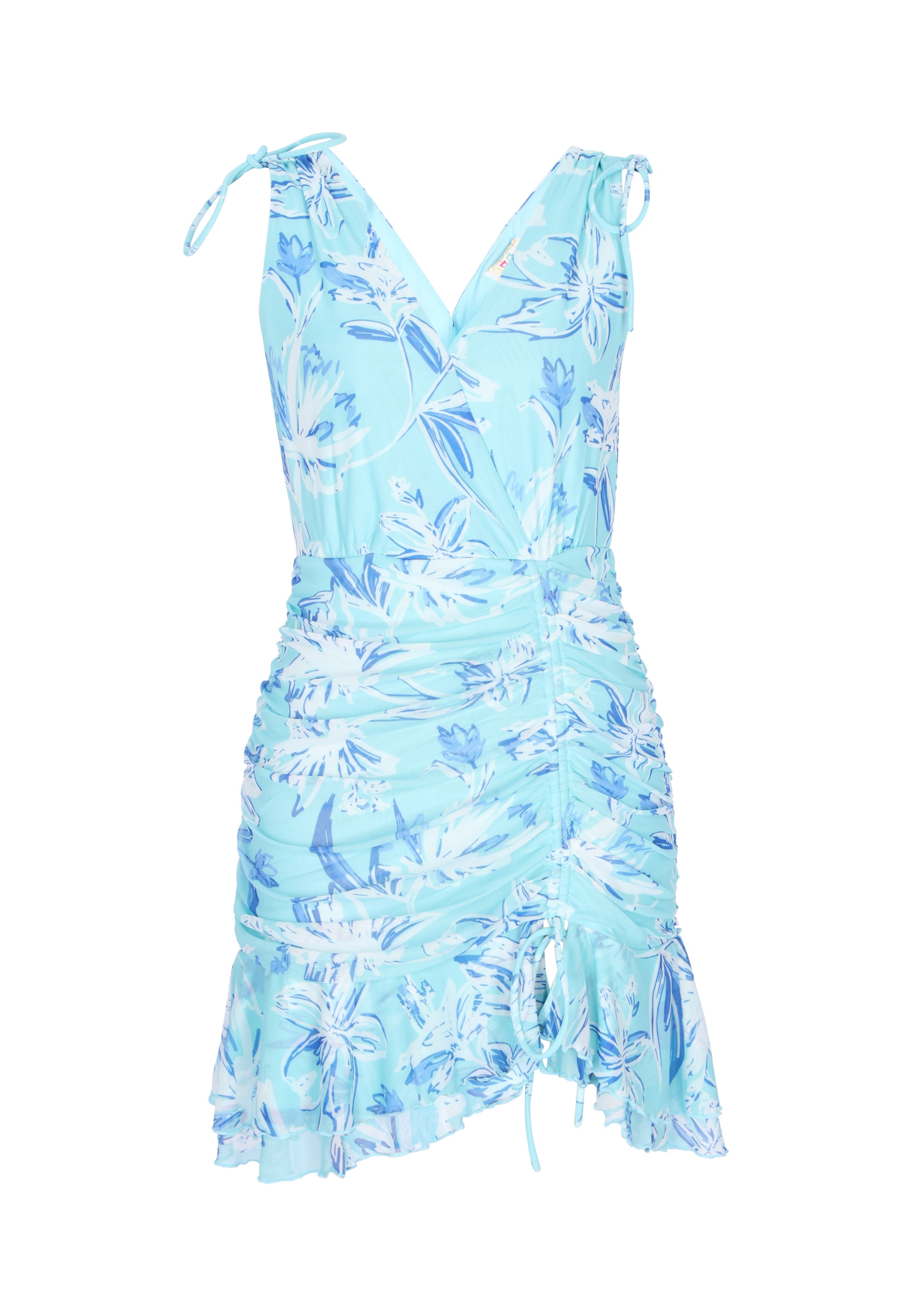 IZIA Dress in Blue: front
