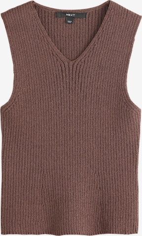 Top in maglia di Next in marrone: frontale