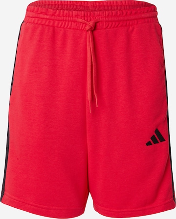 ADIDAS SPORTSWEAR Спортивные штаны в Красный: спереди