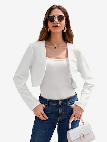 Yesfashion Marynarka w kolorze biały: przód